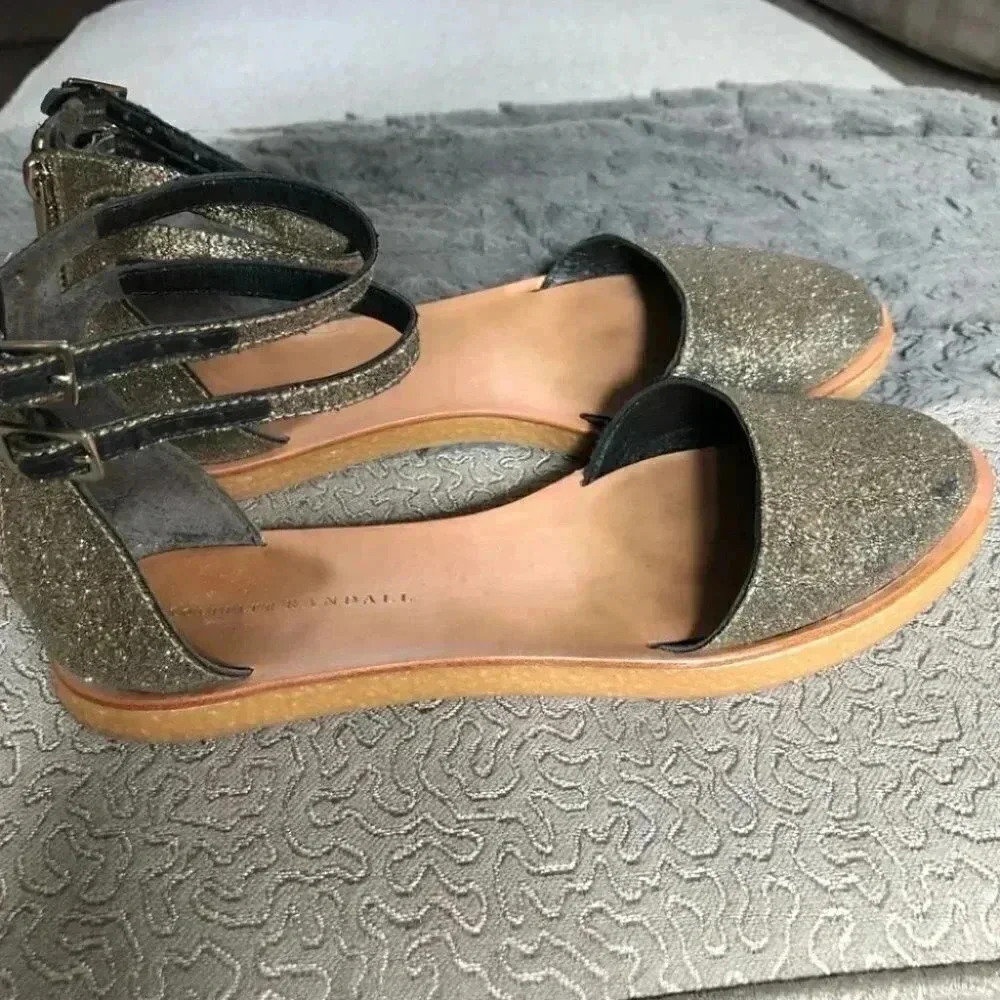 Loeffler Randall Odette Glittery Platform Flat: 10 - Picture 6 of 12